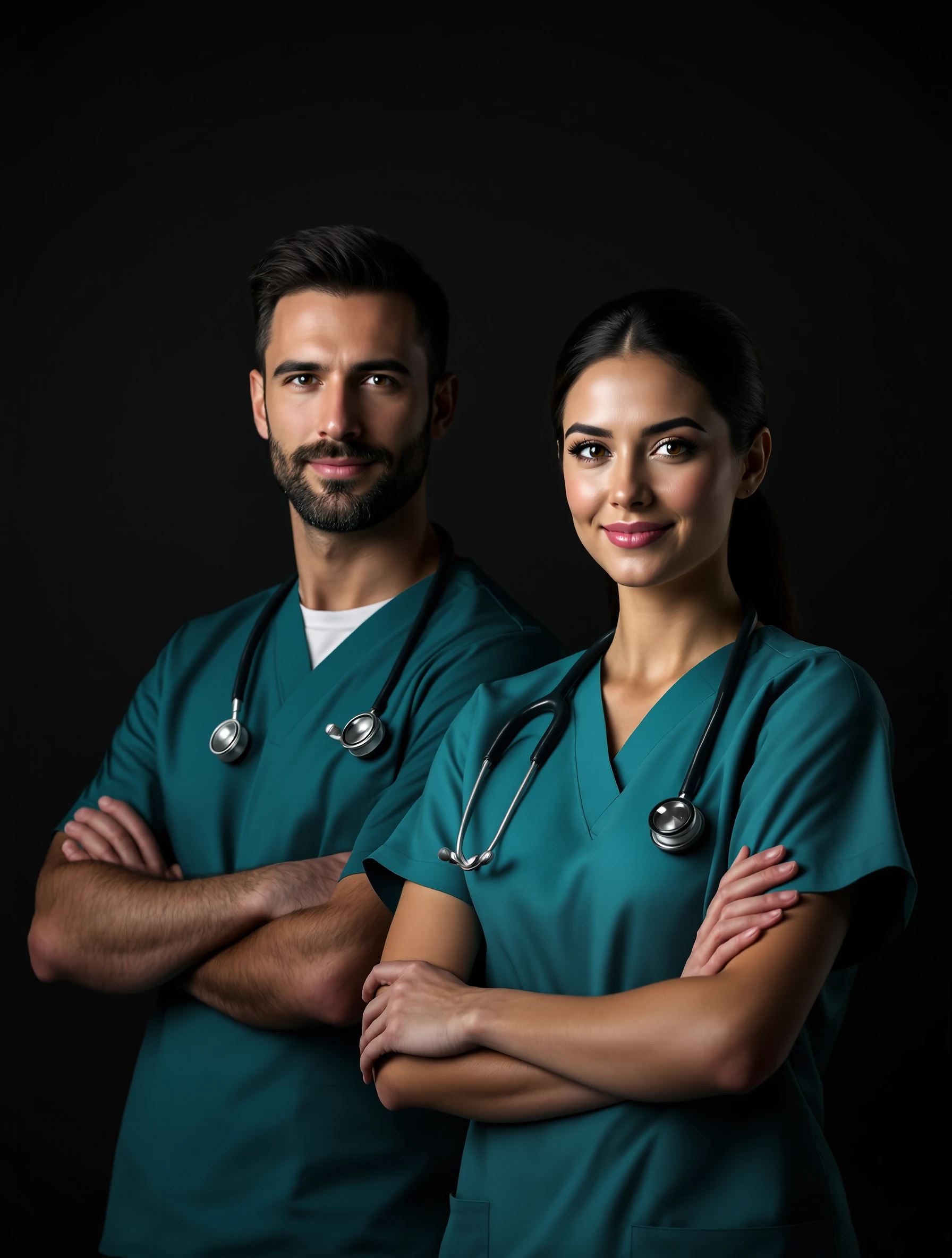Two confident dentists